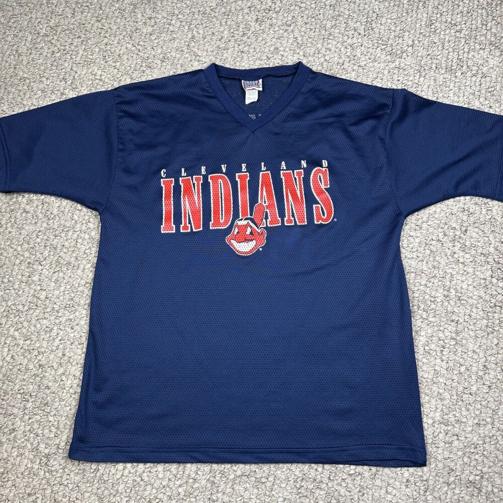 Vintage Cleveland Indians Mesh Jersey Men’s L Travis Fryman 1998 Sport Attack